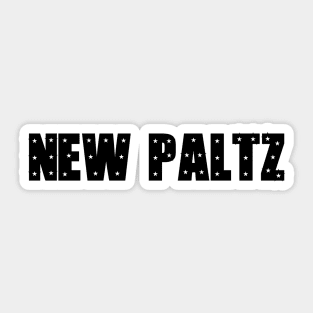 New Paltz Stars Sticker Sticker